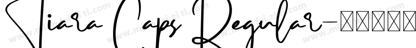 Tiara Caps Regular字体转换